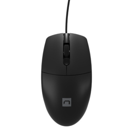 RATON NATEC RUFF PLUS 1200DPI OPTICO NEGRO