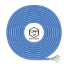 BOBINA CABLE RED AISENS RJ45 LSZH CPR Dca CAT6 UTP 100M AZUL