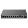 SWITCH RUIJIE REYEE RG ES210GS P GIGALAN 10p SFP 1p POE 120w