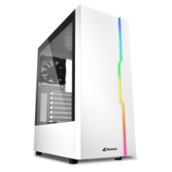 CAJA SHARKOON RGB SLIDER ATX 2XUSB30 2XUSB20 SIN FUENTE BLANCO
