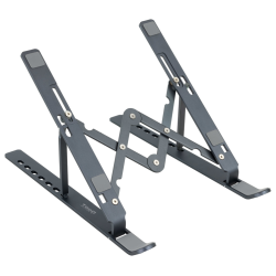 SOPORTE TOOQ ELEVADOR ALUMINIO PLEGABLE PORTATILES GRIS