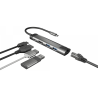 ADAPTADOR 5 IN 1 USB C NATEC FOWLER GO 2X USB 30 HUB HDMI 4K USB C PD