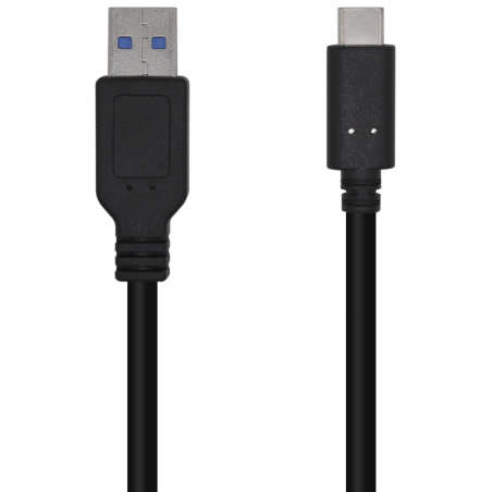 CABLE AISENS USB 31 GEN2 10GBPS 3A TIPO USB C M A M NEGRO 15mt