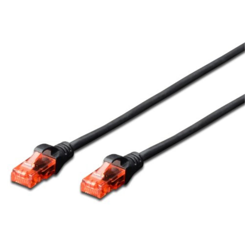 CABLE RED EWENT CAT6 U UTP 3M NEGRO