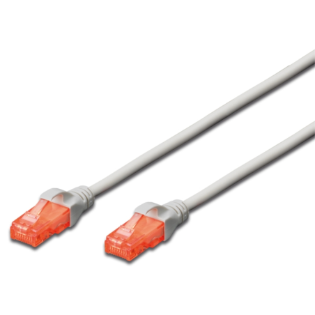 CABLE RED EWENT CAT 6 U UTP 15M GRIS