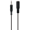 CABLE AUDIO ESTEREO EWENT JACK 35mm MACHO A 35mm HEMBRA 2m