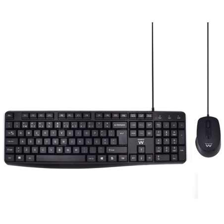 COMBO TECLADO RATON EWENT PORTUGUES ESCRITURA SILENCIOSA