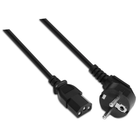 CABLE ALIMENTACION AISENS CPU CEE7 M C13 H NEGRO 3mts