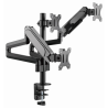 BRAZO DE MONITOR GEMBIRD AJUSTABLE DE MESA PARA 3 MONITORES MOV COMPLETO