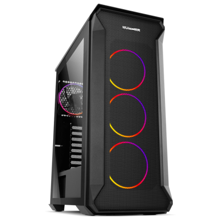 CAJA NOX HUMMER QUANTUM ATX 1XUSB30 2XUSB20 NEGRO ARGB