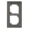 DOUBLE ON WALL HOUSING DARK GREY