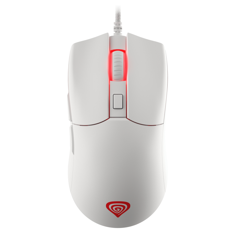 RATON GAMING GENESIS KRYPTON 750 RGB SENSOR PMW3333 8000 DPI BLANCO