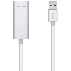 CONVERSOR AISENS USB 30 A ETHERNET GIGABIT 15CM