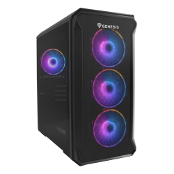 CAJA GAMING GENESIS IRID 503 ARGB V2 MATX MINITORRE 1XUSB30 2XUSB20 BK SIN PSU