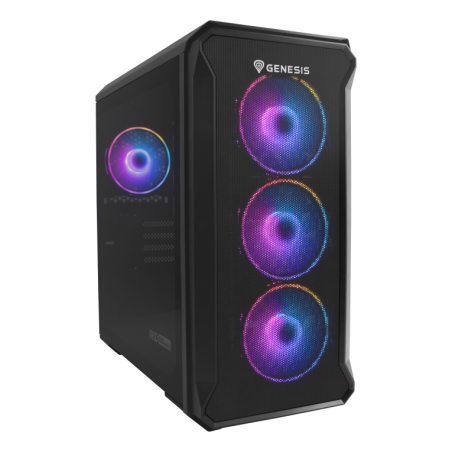 CAJA GAMING GENESIS IRID 503 ARGB V2 MATX MINITORRE 1XUSB30 2XUSB20 BK SIN PSU