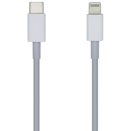 CABLE AISENS USB 20 USB C A LIGHTNING PD 2A LIGHTNING M USB C M BLANCO 10M