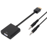CONVERSOR AISENS HDMI A M SVGA HJACK 35 H NEGRO 10CM10M