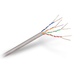 BOBINA CABLE RED AISENS RJ45 CAT5E UTP RIGIDO AWG24 GRIS 305M