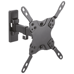 SOPORTE AISENS GIRA INCLIN Y NIVEL MONITOR TV 20KG 2 PIVOTES DE 13 42 NEGRO