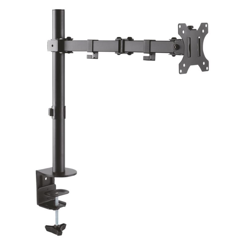 SOPORTE AISENS MESA GIRA INCLI 1 MONITOR 8KG 3 PIVOTES 1 BRAZO 13 32 NEGRO