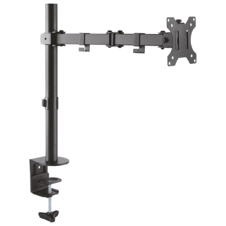 SOPORTE AISENS MESA GIRA INCLI 1 MONITOR 8KG 3 PIVOTES 1 BRAZO 13 32 NEGRO