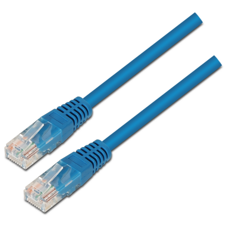 CABLE RED AISENS LATIGUILLO RJ45 CAT6 UTP AWG24 AZUL 10M