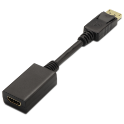 CONVERSOR AISENS DISPLAYPORT A HDMI DP M HDMI A H NEGRO 15CM