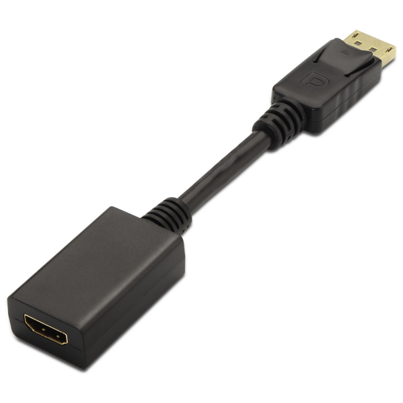 CONVERSOR AISENS DISPLAYPORT A HDMI DP M HDMI A H NEGRO 15CM