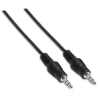 CABLE AUDIO AISENS ESTEREO JACK 35 M JACK 35 M NEGRO 15M