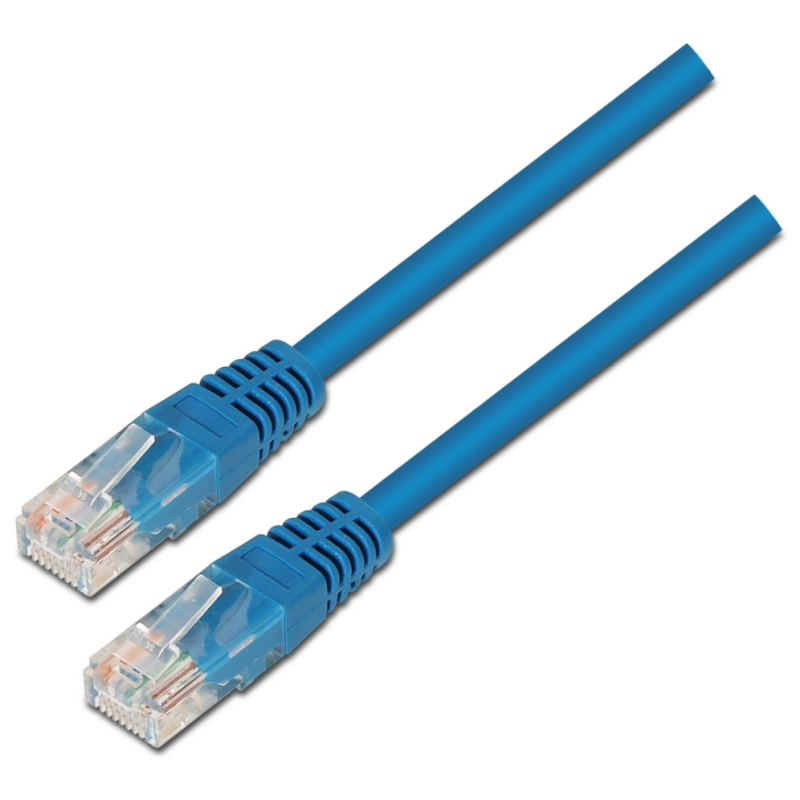 CABLE RED AISENS LATIGUILLO RJ45 CAT6 UTP AWG24 AZUL 05M