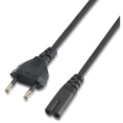 CABLE ALIMENTACION AISENS FORMA 8 CEE7 16 M C7 H NEGRO 15M