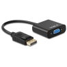 CONVERSOR AISENS DISPLAYPORT A SVGA DP M SVGA H NEGRO 15CM