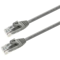 CABLE RED AISENS LATIGUILLO RJ45 LSZH CAT6A UTP AWG24 10M GRIS