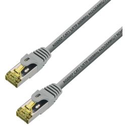 CABLE RED AISENS LATIGUILLO RJ45 LSZH CAT7 SFTP PIMF 10M GRIS