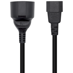 CABLE ALIMENTACION AISENS 16A C14 M A CEE7 H 25CM