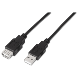 CABLE AISENS USB 20 TIPO A M A H NEGRO 10M