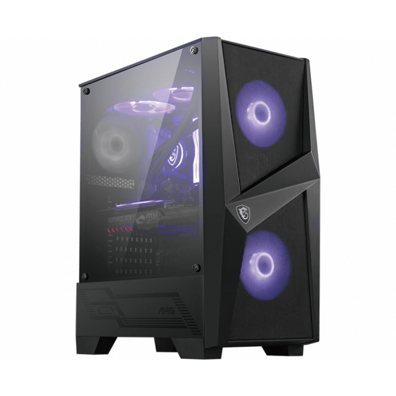 CAJA GAMING MSI MAG FORGE 100M ATX 2XUSB32 RGB NEGRO