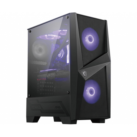 CAJA GAMING MSI MAG FORGE 100M ATX 2XUSB32 RGB NEGRO
