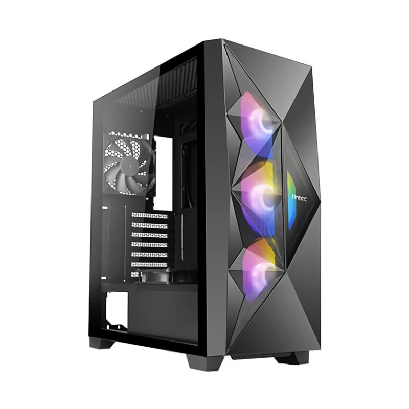 CAJA GAMING ANTEC DF800 FLUX ATX 2XUSB20 1XUSB30 SIN FUENTE NEG RGB