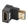 ADAPTADOR 8K LANBERG HDMIM A HDMIH ANGULO ABAJO ALUMINIO PLATA