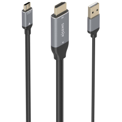 CABLE CONVERSOR AISENS HDMI V20 A USB C 4K60HZ 18M NEGRO