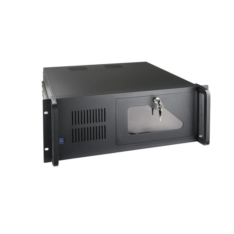 CAJA RACK IPC TOOQ 406N 19 ATX USB 30ACEROSIN FUENTECON LLAVE