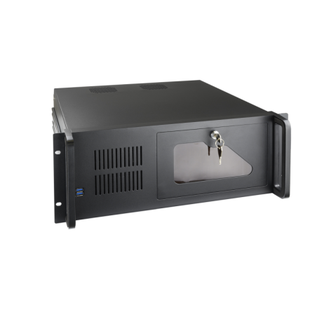 CAJA RACK IPC TOOQ 406N 19 ATX USB 30ACEROSIN FUENTECON LLAVE