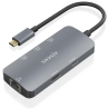 HUB AISENS USB C DOCK 6 EN 1 USB C A 1XHDMI 1XRJ45 3XUSB A USB C PD 15CM