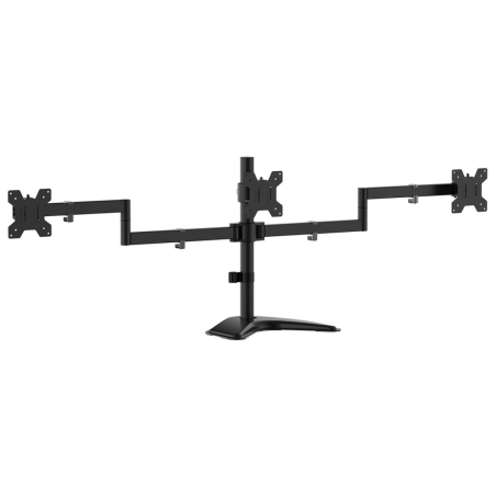 SOPORTE MONITOR AISENS MESA PEANA GIRA INCLI 3 MONI 10KG 3 PIV 2 BRAZOS13 27