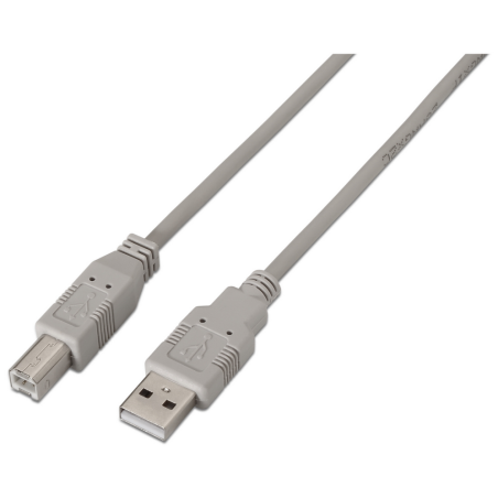 CABLE IMPRESORA AISENS USB 20 IMPRESORA TIPO A M B M BEIGE 30M