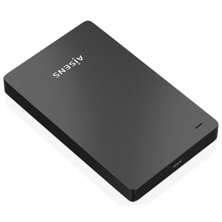 CAJA HD EXTERNA AISENS 25 95MM SATA A USB C USB31 GEN1 NEGRA