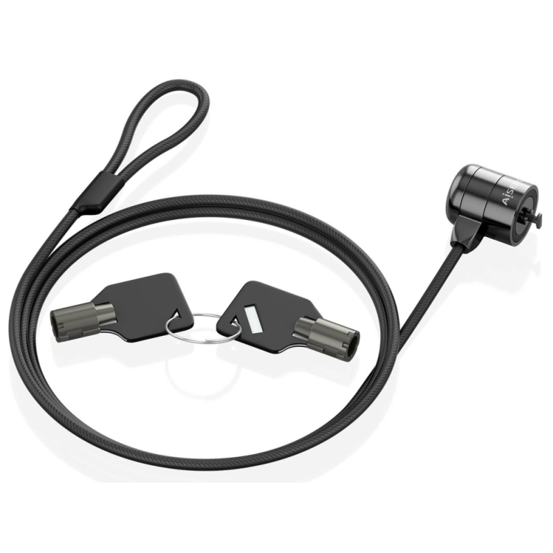 CABLE SEGURIDAD AISENS CERRADURA LLAVE 15M