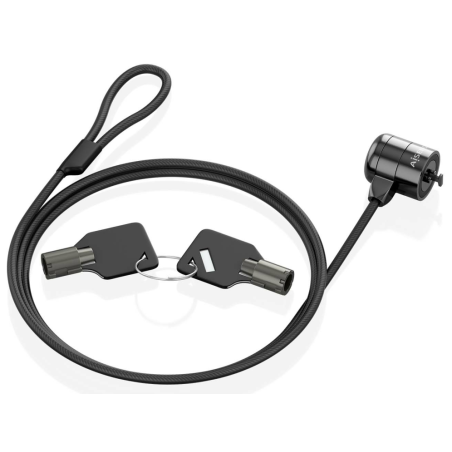 CABLE SEGURIDAD AISENS CERRADURA LLAVE 15M