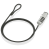 CABLE SEGURIDAD AISENS TIPO NANO CERRADURA COMBINACION 15M